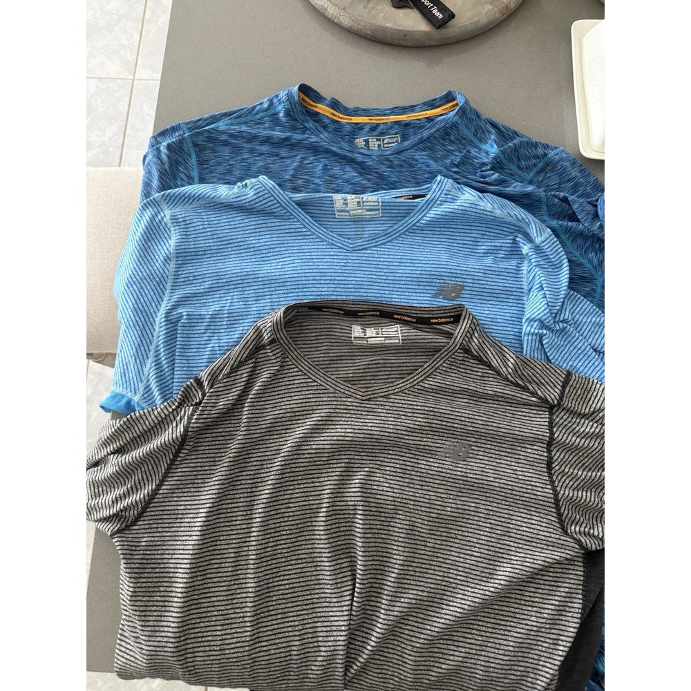 Men new balance lighting dry shirts, size 2Xl- lot of 3! Running, Sports Summer